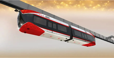 国内首辆磁浮空轨列车“兴国号”预计7月通车实验