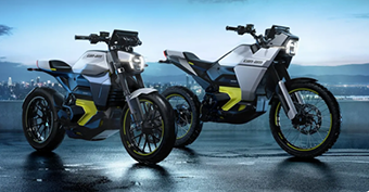 庞巴迪公布两款两轮电动摩托车，