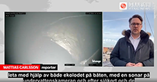 瑞典记者使用水下无人机拍摄北溪爆炸现场